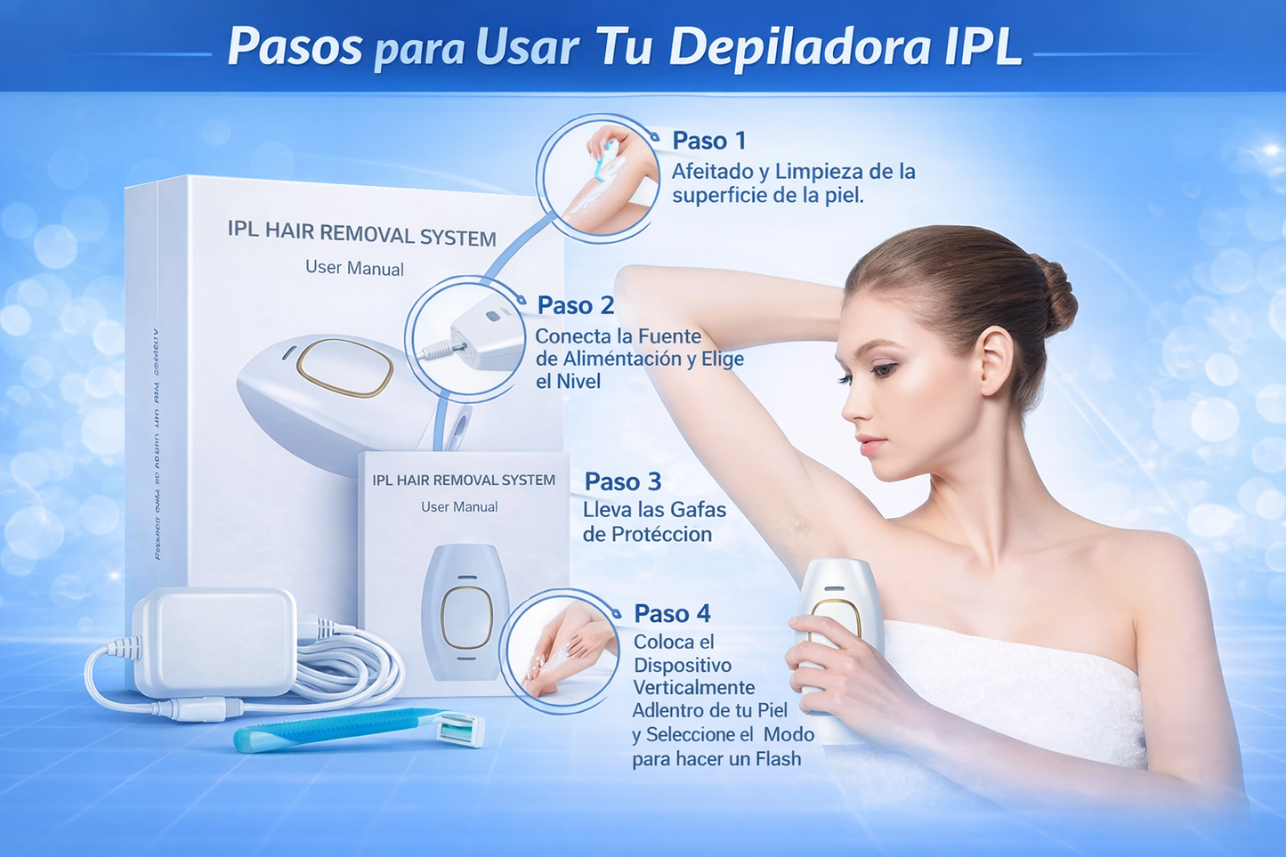 Depiladora IPL Profesional